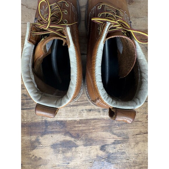 Thorogood American Heritage Men's 6" Leather Moc Toe Work Boots Brown Size 12 E - Picture 6 of 11